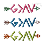 God is Greater Than the Highs and Lows Embroidery Design by Apex