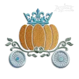 Cinderella Pumpkin Carriage Machine Embroidery Design by Apex