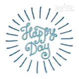 Happy Day Machine Embroidery Design by Apex