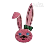Bunny Rabbit Bow Machine Machine Embroidery Design