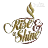 Rise and Shine Coffee Machine Embroidery Design by Apex