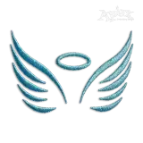 Angel Wings Religious Machine Embroidery Designs - Apex
