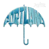 Rainy Rain Portland Umbrella Machine Embroidery Designs