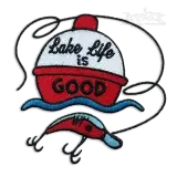 Lake Life is a Good Fishing Bobber Embroidery Designs