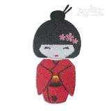 Japanese Geisha Girl Japan Machine Embroidery Designs