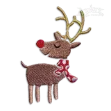 Christmas Rudolph Reindeer Machine Embroidery Design by Apex