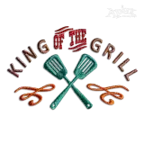 King of the Grill Machine Embroidery Design - Apex