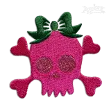 Crossbones Skeleton Girl Machine Embroidery Design - Apex