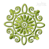 Round Circle Medallion Machine Embroidery Design