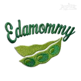 Edamommy Edamame Mommy Beans Machine Embroidery Design