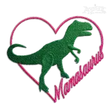 Mamasaurus Dinosaur Machine Embroidery Design - Apex