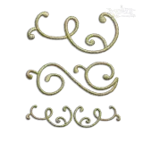 Flourishes Accents Machine Embroidery Design All
