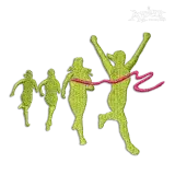 Runner 5k Embroidery Design by Apex Digitizing