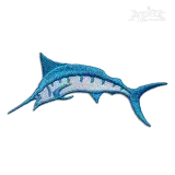 Marlin Fish Machine Embroidery Design by Apex Custom Digitizing