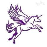 Flying Unicorn Machine Embroidery Design by Apex