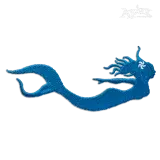 Mermaid Swimming Machine Embroidery Design by Apex Digitizing
