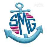 Anchor 3-D Puffy Frame Machine Embroidery Design by Apex Digitizing