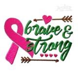 Brave and Strong Machine Embroidery Design by Apex