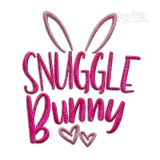 Snuggle Bunny Ears Machine Embroidery Design - Apex Digitized