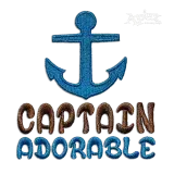 Captain Adorable Machine Embroidery Design by Apex Digitizing