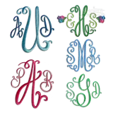 Suzanne Curlz Machine Embroidery Font by Apex All