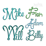 Hooks Fishing Lure Alphabet Fun Machine Embroidery Font - Apex All