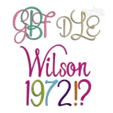 Grace Script Machine Embroidery Font by Apex All