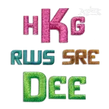 Spaceman Block Machine Embroidery Font by Apex