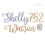 Leyton Script Machine Embroidery Font 2