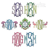 Vienna Embroidery Font name samples