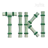 Bamboo Monogram Machine Embroidery Font Tiki 2-color