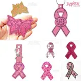 Awareness Ribbon Embroidery Designs Bundle thumbnail