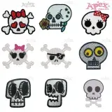 Cute Skull Embroidery Designs Bundle thumbnail