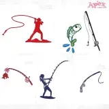 Fishing Embroidery Designs Bundle thumbnail