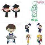 School Embroidery Designs Bundle thumbnail