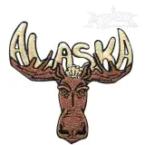 Alaska Moose Embroidery Design