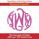 Apex Round Monogram TrueType Font