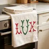 Asian Bamboo Monogram TrueType Font Home Table runner Cooking