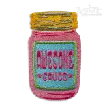 Awesome Sauce Jar Machine Embroidery Design by Apex