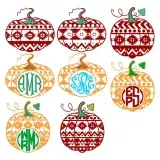 Aztec Print Pumpkin Cuttable Designs