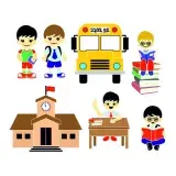 Back to School Boy SVG Cuttable Design