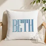 Bain Embroidery Font