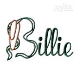 Ballet Dance Embroidery Font by Apex Design