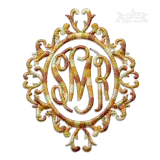 Baroque Machine Embroidery Monogram Frame Designs by Apex Digitizing
