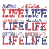 Baseball Life SVG Cuttable Designs