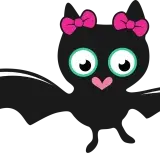 Bat Girl Cute Halloween Designs