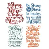 Be Strong Pack SVG Cuttable Designs