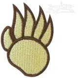Bear Claw Embroidery Design