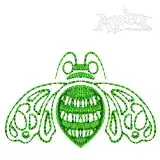 Bee Insect Embroidery Design