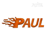 Fire Blaze Machine Embroidery Font by Apex